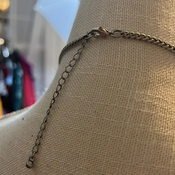 Brown Beaded Statement Necklace - Picture 7 of 7